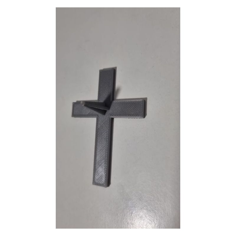 PVC križ srebrni 7 cm Cijena