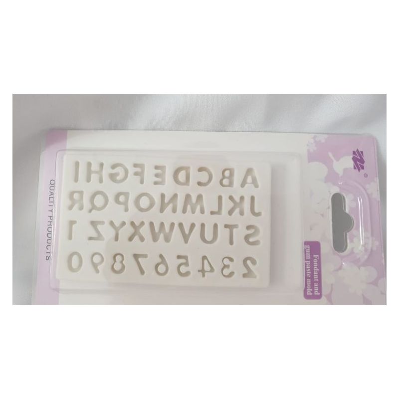 Silikonski kalup slova i brojevi 1 cm Cijena
