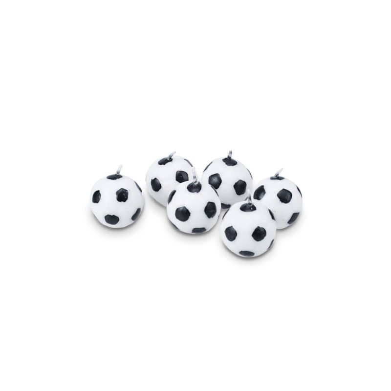 Svijećice nogometne lopte 2.5 cm bijele Cijena