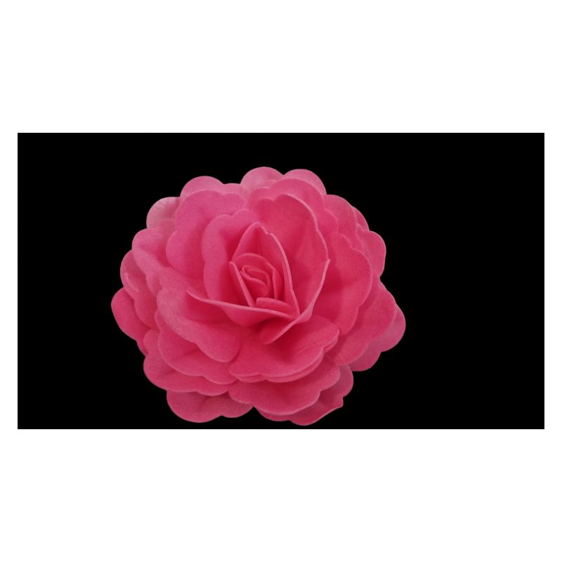 Wafer ruža 12,5 cm fuksija Cijena